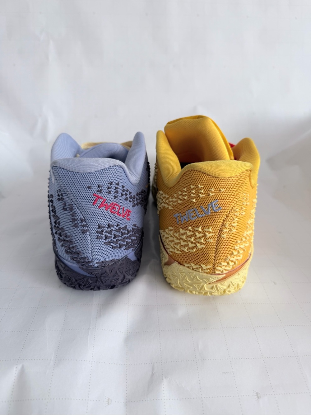 Nike Kids Two-Pair Athletic Sneakers in Yellow, Pink & Blue - Picture 4 of 5